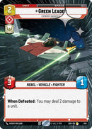 Image for Green Leader - Crynyd's Sacrifice (Hyperspace Foil) (655) (Ashes of the Empire) (ASH) - Star Wars: Unlimited