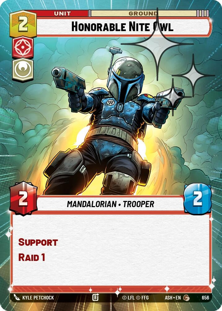 Image for Honorable Nite Owl (Hyperspace Foil) (656) (Ashes of the Empire) (ASH) - Star Wars: Unlimited