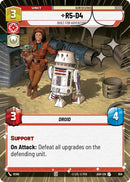Image for R5-D4 - Built for Adventure (Hyperspace Foil) (658) (Ashes of the Empire) (ASH) - Star Wars: Unlimited