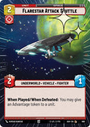 Image for Flarestar Attack Shuttle (Hyperspace Foil) (669) (Ashes of the Empire) (ASH) - Star Wars: Unlimited