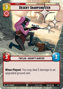 Image for Desert Sharpshooter (Hyperspace Foil) (672) (Ashes of the Empire) (ASH) - Star Wars: Unlimited