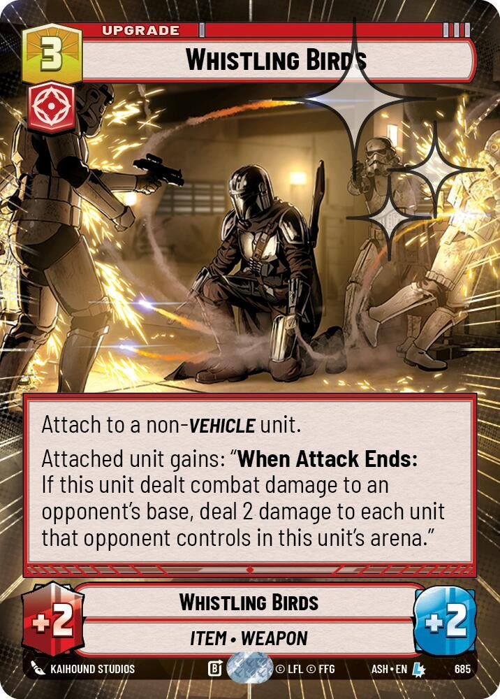 Image for Whistling Birds (Hyperspace Foil) (685) (Ashes of the Empire) (ASH) - Star Wars: Unlimited