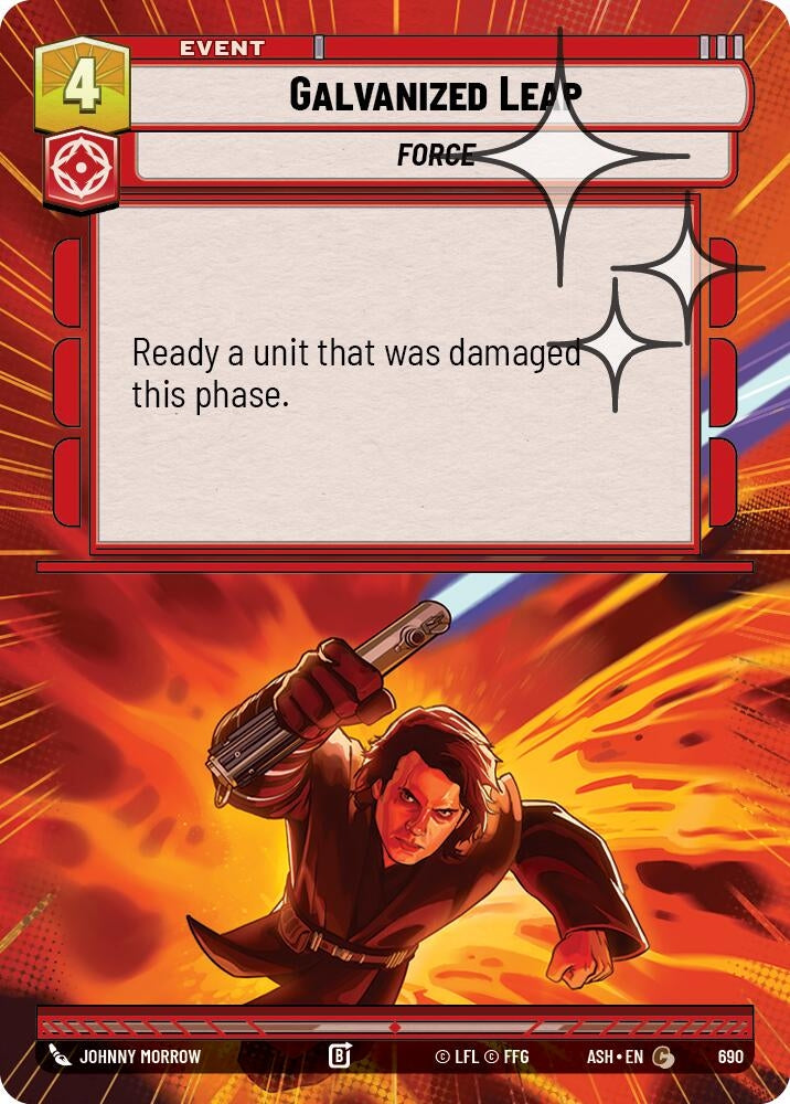 Image for Galvanized Leap (Hyperspace Foil) (690) (Ashes of the Empire) (ASH) - Star Wars: Unlimited