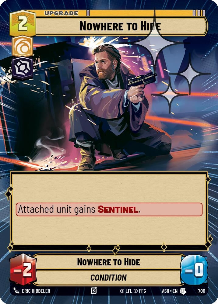Image for Nowhere to Hide (Hyperspace Foil) (700) (Ashes of the Empire) (ASH) - Star Wars: Unlimited