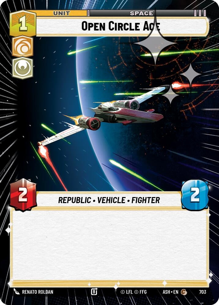 Image for Open Circle Ace (Hyperspace Foil) (703) (Ashes of the Empire) (ASH) - Star Wars: Unlimited