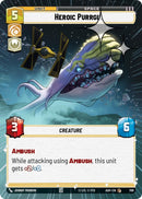 Image for Heroic Purrgil (Hyperspace Foil) (709) (Ashes of the Empire) (ASH) - Star Wars: Unlimited