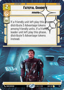 Image for Fateful Goodbye (Hyperspace Foil) (713) (Ashes of the Empire) (ASH) - Star Wars: Unlimited