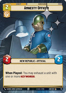 Image for Amnesty Officer (Hyperspace Foil) (716) (Ashes of the Empire) (ASH) - Star Wars: Unlimited