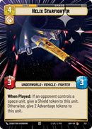 Image for Helix Starfighter (Hyperspace Foil) (723) (Ashes of the Empire) (ASH) - Star Wars: Unlimited