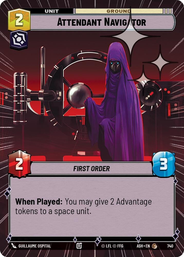 Image for Attendant Navigator (Hyperspace Foil) (740) (Ashes of the Empire) (ASH) - Star Wars: Unlimited
