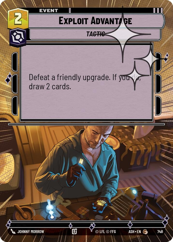 Image for Exploit Advantage (Hyperspace Foil) (748) (Ashes of the Empire) (ASH) - Star Wars: Unlimited