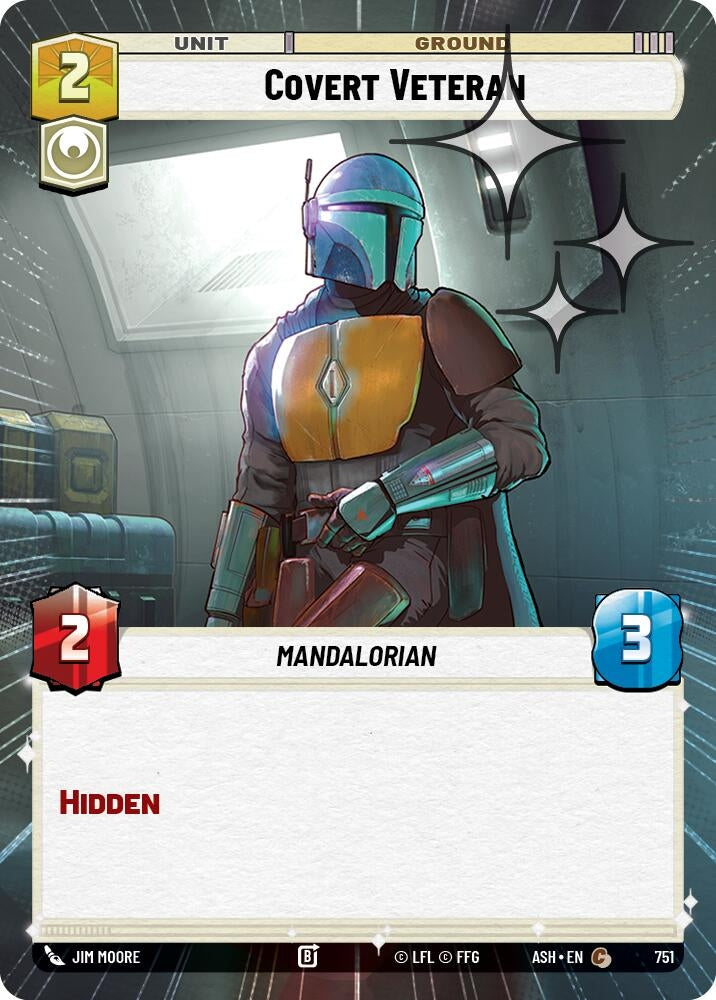 Image for Covert Veteran (Hyperspace Foil) (751) (Ashes of the Empire) (ASH) - Star Wars: Unlimited