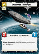Image for Gallofree Transport (Hyperspace Foil) (756) (Ashes of the Empire) (ASH) - Star Wars: Unlimited