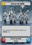 Image for Faith in the Empire (Hyperspace Foil) (764) (Ashes of the Empire) (ASH) - Star Wars: Unlimited