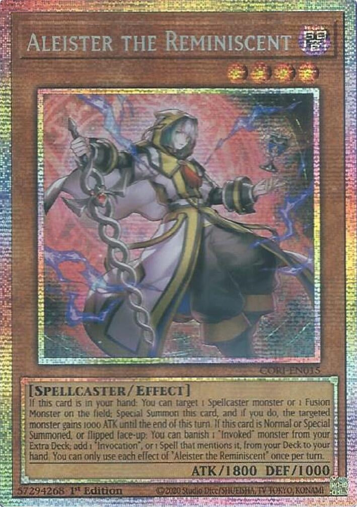 Aleister the Reminiscent (Starlight Rare) (CORI-EN015) (Chaos Origins)