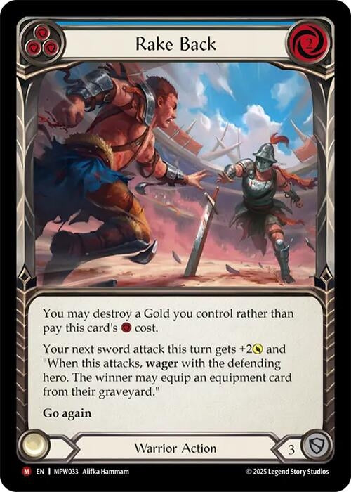 Image for Rake Back (MPW033) (Mastery Pack Warrior) (MPW) - Flesh and Blood TCG