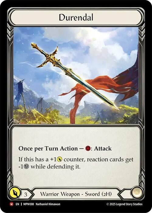 Image for Durendal (MPW008) (Mastery Pack Warrior) (MPW) - Flesh and Blood TCG