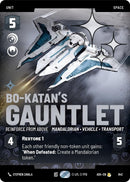 Image for Bo-Katan's Gauntlet - Reinforce from Above (Prestige Foil) (843) (Ashes of the Empire) (ASH) - Star Wars: Unlimited