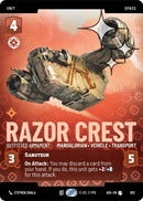 Image for Razor Crest - Outfitted Armament (Prestige Foil) (852) (Ashes of the Empire) (ASH) - Star Wars: Unlimited