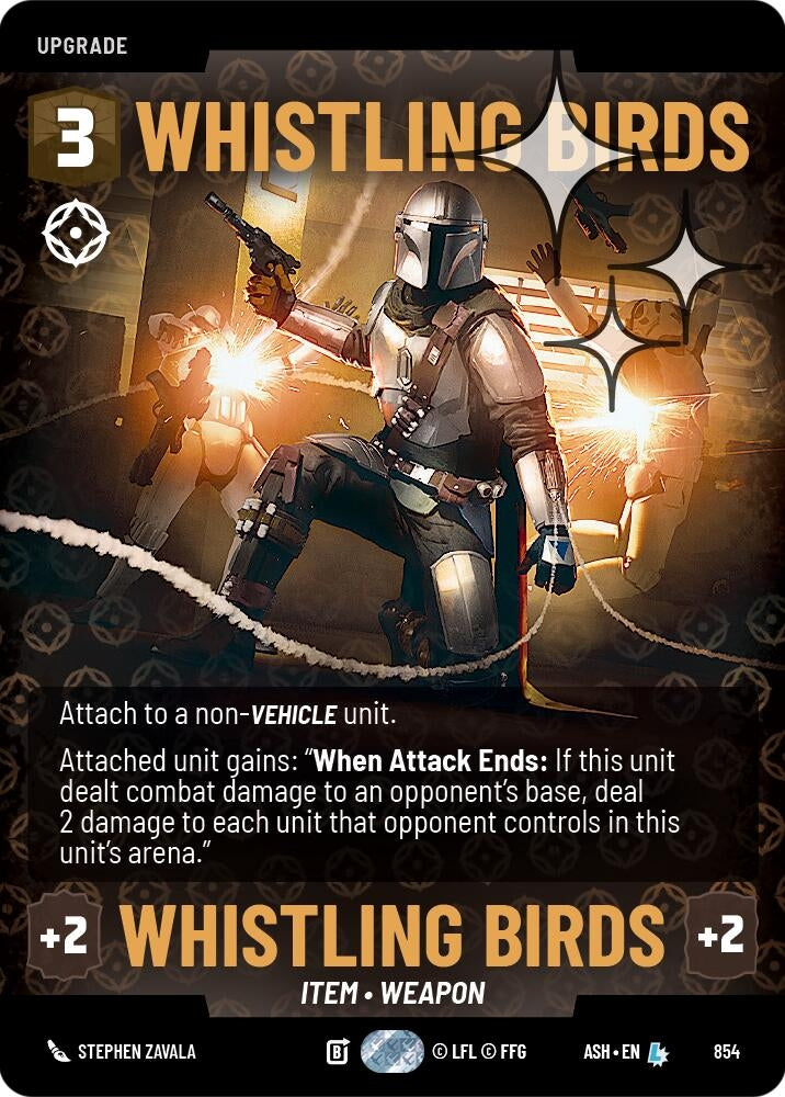 Image for Whistling Birds (Prestige Foil) (854) (Ashes of the Empire) (ASH) - Star Wars: Unlimited