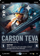 Image for Carson Teva - There's Something Going On (Prestige Foil) (856) (Ashes of the Empire) (ASH) - Star Wars: Unlimited