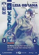 Image for Leia Organa - Vigilant for Danger (Prestige Foil) (866) (Ashes of the Empire) (ASH) - Star Wars: Unlimited