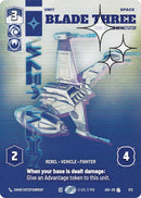 Image for Blade Three - Bane of the Devastator (Prestige Foil) (872) (Ashes of the Empire) (ASH) - Star Wars: Unlimited
