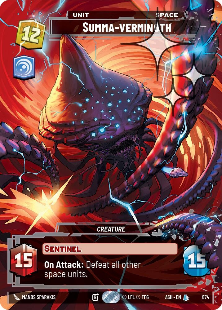 Image for Summa-verminoth (Prestige Foil) (874) (Ashes of the Empire) (ASH) - Star Wars: Unlimited
