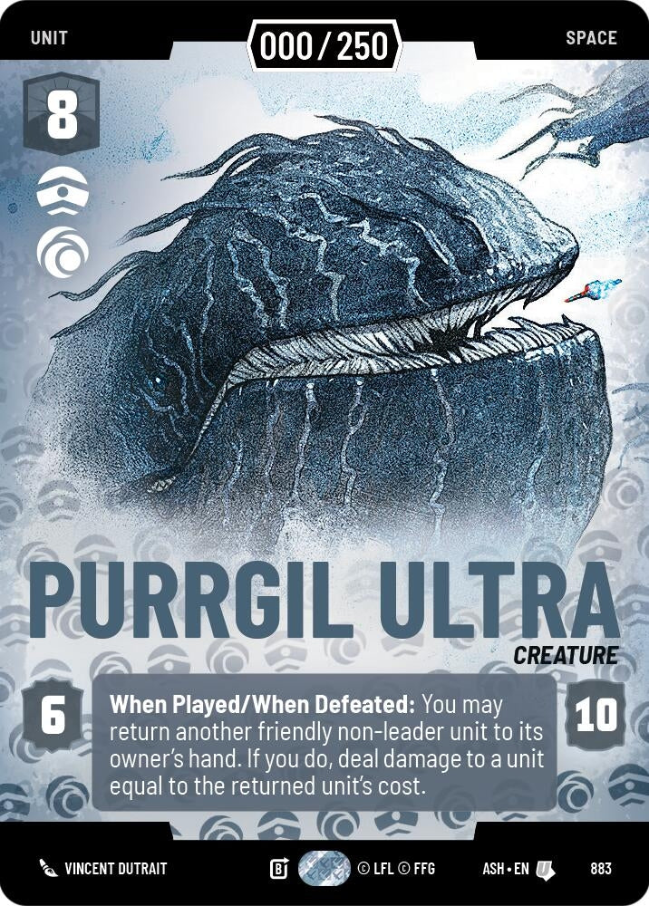 Image for Purrgil Ultra (Serialized) (883) (Ashes of the Empire) (ASH) - Star Wars: Unlimited