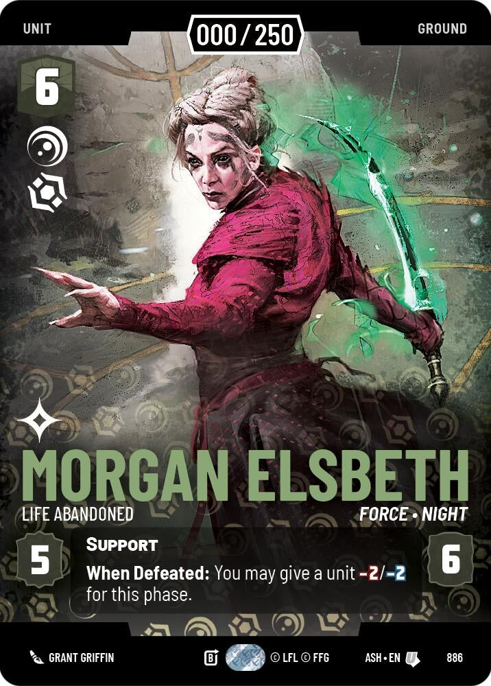 Image for Morgan Elsbeth - Life Abandoned (Serialized) (886) (Ashes of the Empire) (ASH) - Star Wars: Unlimited