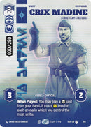 Image for Crix Madine - Strike Team Strategist (Serialized) (915) (Ashes of the Empire) (ASH) - Star Wars: Unlimited