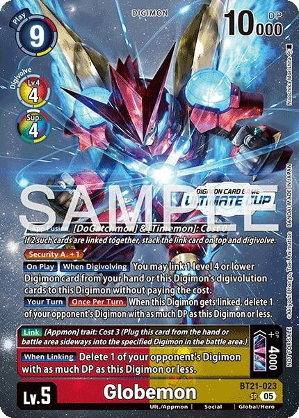 Image for Globemon (Ultimate Cup 26-27 Season 2) (BT21-023 SR) (World Convergence) (BT-21) - Digimon Card Game