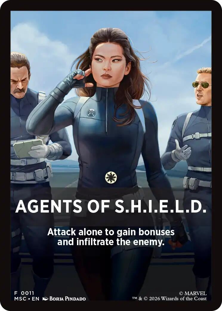 Image for Agents of S.H.I.E.L.D. Theme Card (11) (Commander: Marvel Super Heroes) (MSC) - Magic: The Gathering