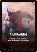 Image for Rampaging Theme Card (54) (Commander: Marvel Super Heroes) (MSC) - Magic: The Gathering