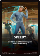 Image for Speedy Theme Card (45) (Commander: Marvel Super Heroes) (MSC) - Magic: The Gathering
