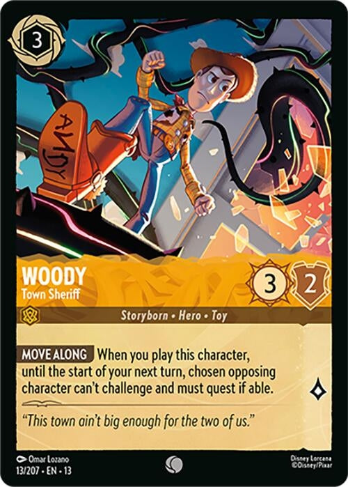 Image for Woody - Town Sheriff (13/204) (Attack of the Vine!) (13) - Disney Lorcana