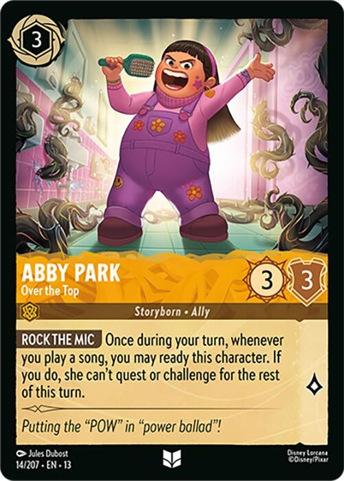 Image for Abby Park - Over the Top (14/204) (Attack of the Vine!) (13) - Disney Lorcana