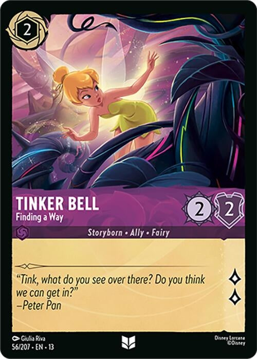 Image for Tinker Bell - Finding a Way (56/204) (Attack of the Vine!) (13) - Disney Lorcana