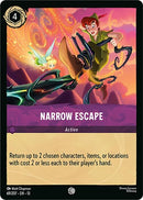 Image for Narrow Escape (69/204) (Attack of the Vine!) (13) - Disney Lorcana