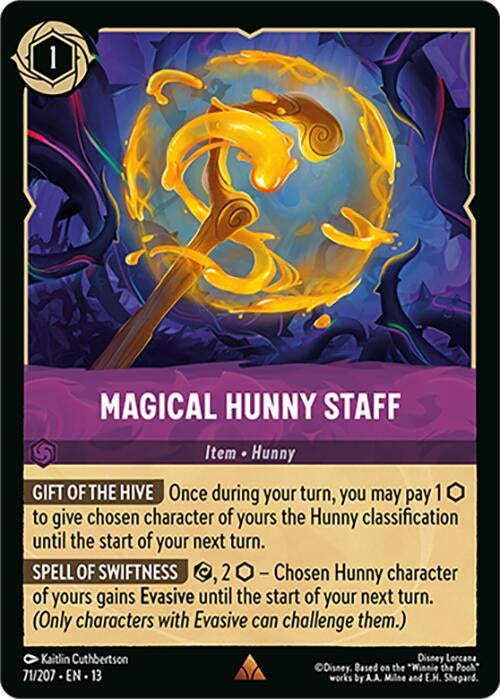 Image for Magical Hunny Staff (71/204) (Attack of the Vine!) (13) - Disney Lorcana
