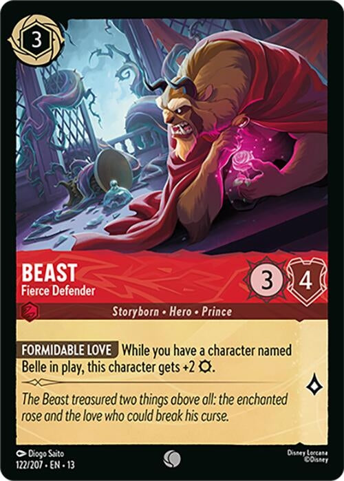 Image for Beast - Fierce Defender (122/204) (Attack of the Vine!) (13) - Disney Lorcana