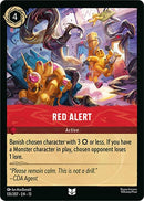 Image for Red Alert (135/204) (Attack of the Vine!) (13) - Disney Lorcana