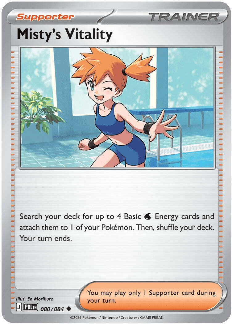 Image for Misty's Vitality (080/084) (ME05: Pitch Black) (ME05) - Pokemon