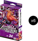 Image for Starter Deck 34: PURPLE Charlotte Katakuri Display - One Piece Card Game
