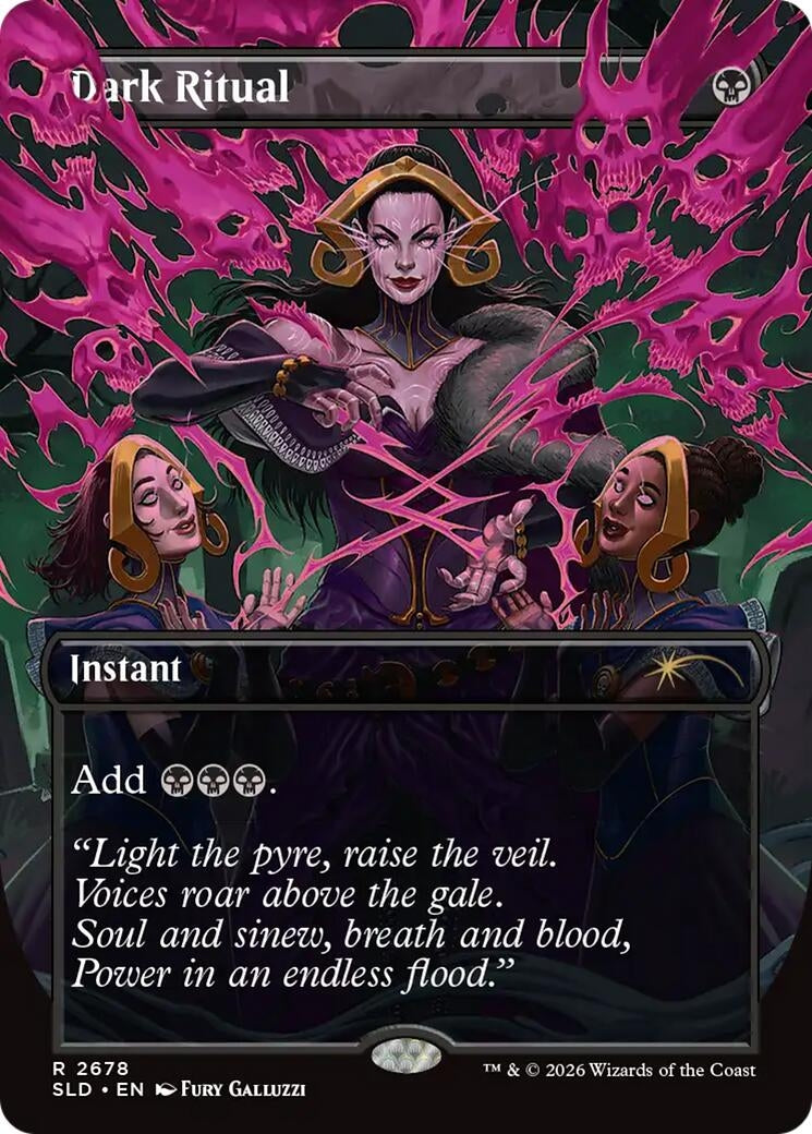 Image for Dark Ritual (2678) (2678) (Secret Lair Drop Series) (SLD) - Magic: The Gathering