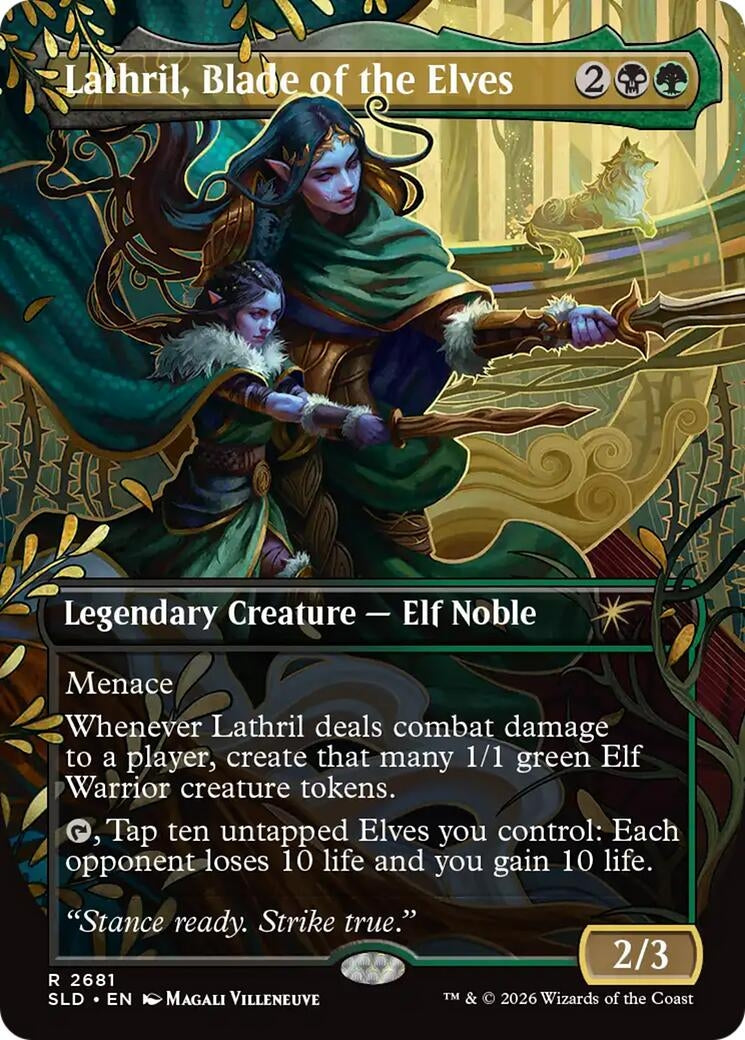 Image for Lathril, Blade of the Elves (2681) (Secret Lair Drop Series) (SLD) - Magic: The Gathering
