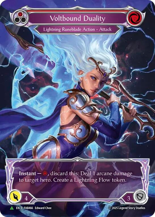 Image for Voltbound Duality (Marvel) - FAB466 (FAB466) (Flesh and Blood: Promo Cards) (PR) - Flesh and Blood TCG
