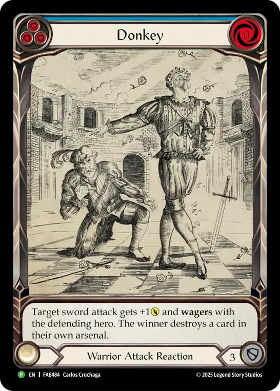 Image for Donkey - FAB484 (FAB484) (Flesh and Blood: Promo Cards) (PR) - Flesh and Blood TCG