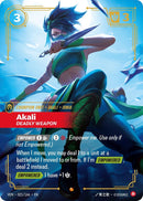 Image for Akali - Deadly Weapon (021/166) (Vendetta) (VEN) - Riftbound: League of Legends Trading Card Game