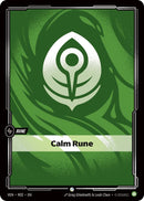 Image for Calm Rune (R02) (Vendetta) (VEN) - Riftbound: League of Legends Trading Card Game